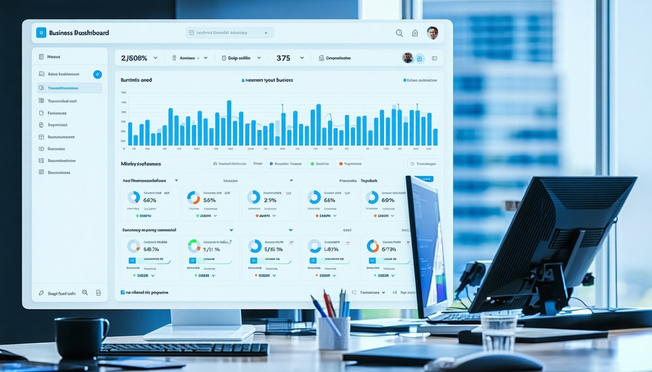 AI-driven business results dashboard